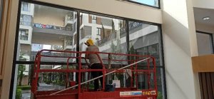 Dış cephe cam temizliği