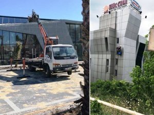 Yüksek bina dış cephe cam temizliği