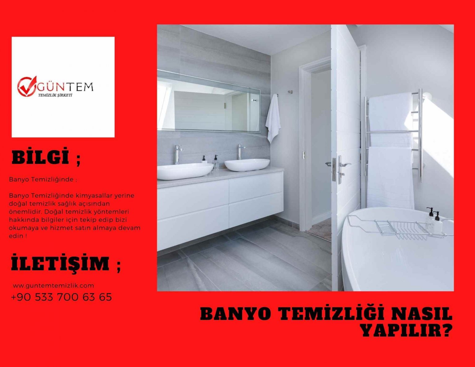 Banyo Temizliği Nasıl Yapılır? Güntem Temizlik Banyo Temizliği Nasıl Yapılır? Güntem Temizlik