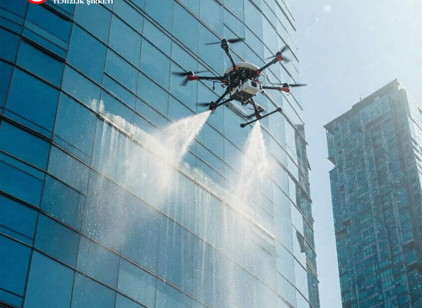 Drone ile dış cephe temizliği hizmeti