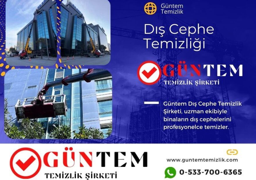 Dış cephe temizliğinde bakım onarım