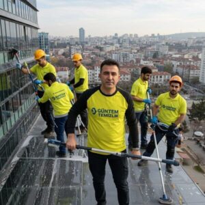 Cam ve dış cephe temizlik çalışmaları