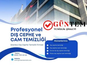 Dış cephe temizlik çalışmaları
