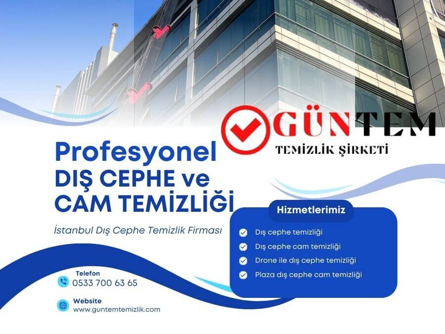 Dış cephe temizlik çalışmaları