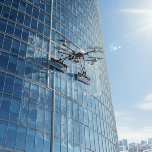 Drone ile cam temizliği