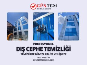 Yüksek katlı temizlik çalışmaları