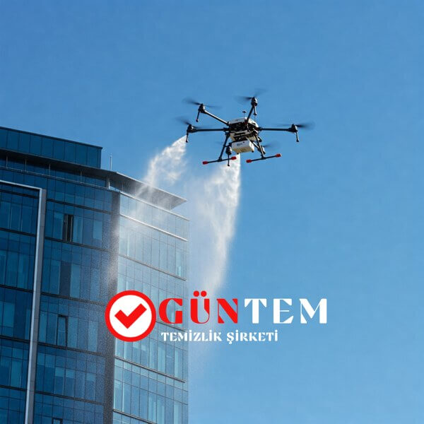 Dış cephe yıkama drone