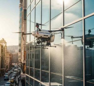 Beşiktaş Ulus drone ile dış cephe temizliği hizmetleri