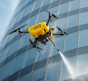 Dronla dış cephe temizliği hizmetleri