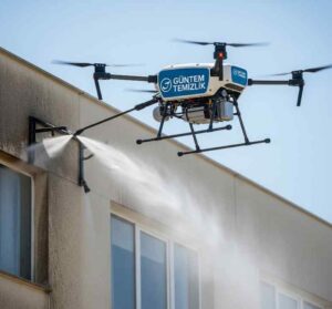 Beşiktaş Gayrettepe drone ile dış cephe temizliği hizmetleri