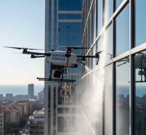Drone ile Kıraç dış cephe temizliği hizmetleri
