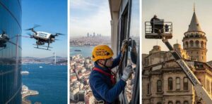 Endüstriyel dağcılık ile Topkapı dış cephe temizliği hizmetleri