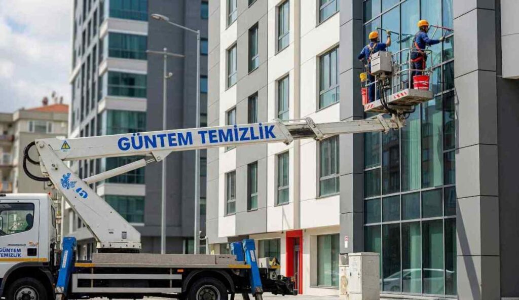 Sepetli vinç ile Güngören dış cephe temizliği hizmetleri