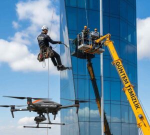 Sepetli vinç ile Silivri dış cephe temizliği hizmetleri