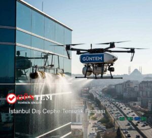 Drone ile Beylerbeyi dış cephe temizliği hizmetleri Güntem Temizlik