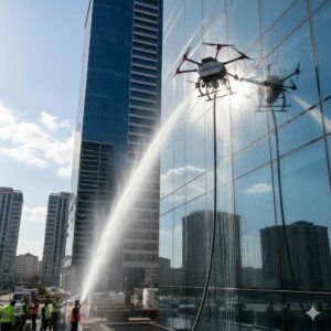 Drone ile Yalova dış cephe temizliği hizmetleri