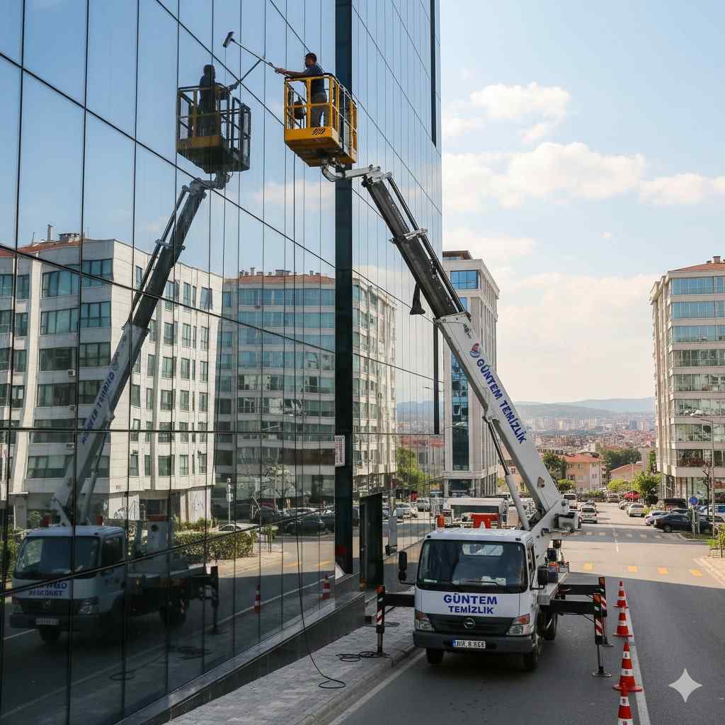 Sepetli vinç ile Adapazarı dış cephe temizliği hizmetleri