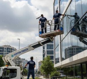 Sepetli vinç ile Kartal dış cephe temizliği hizmetleri
