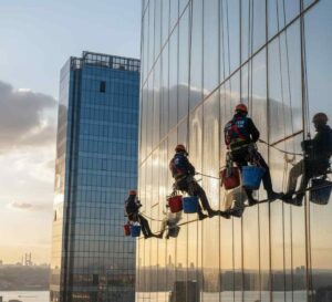 İple erişim ile Cihangir dış cephe cam temizliği hizmetleri