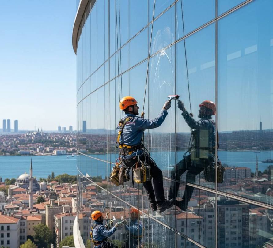 İple erişim sistemi ile Kartaltepe dış cephe temizliği hizmetleri