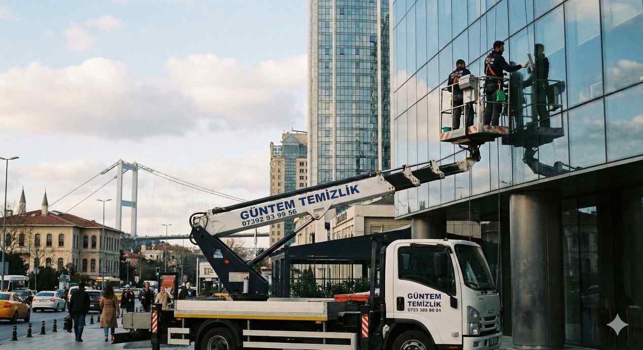 Cam giydirme cephe temizliği hizmetleri İstanbul: Güntem Temizlik Şirketi