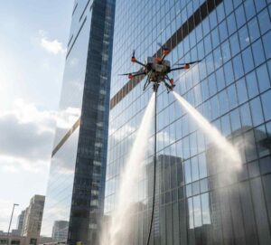 Drone ile Cevizlik dış cephe temizliği hizmetleri: Güntem