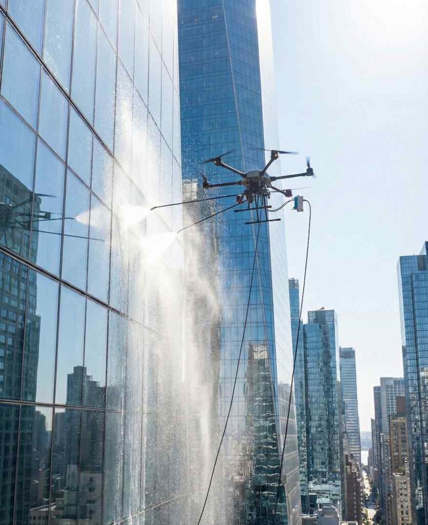 Drone ile villa dış cephe temizliği hizmetleri: Güntem