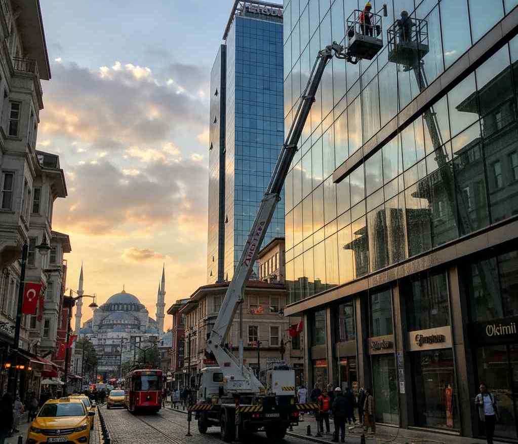 İstanbul'da mantolama sonrası dış cephe temizliği hizmetleri: Güntem Temizlik Şirketi