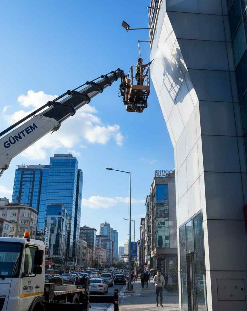 Küçükçekmece Kanarya dış cephe ve cam temizlik hizmetleri: Güntem Temizlik