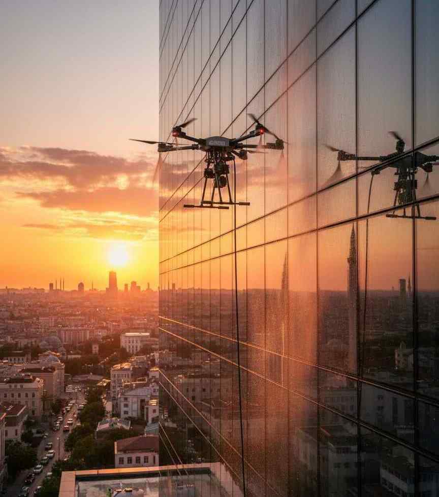 Tevfikbey dış cephe ve dış cephe cam temizliği hizmetleri: Güntem Temizlik