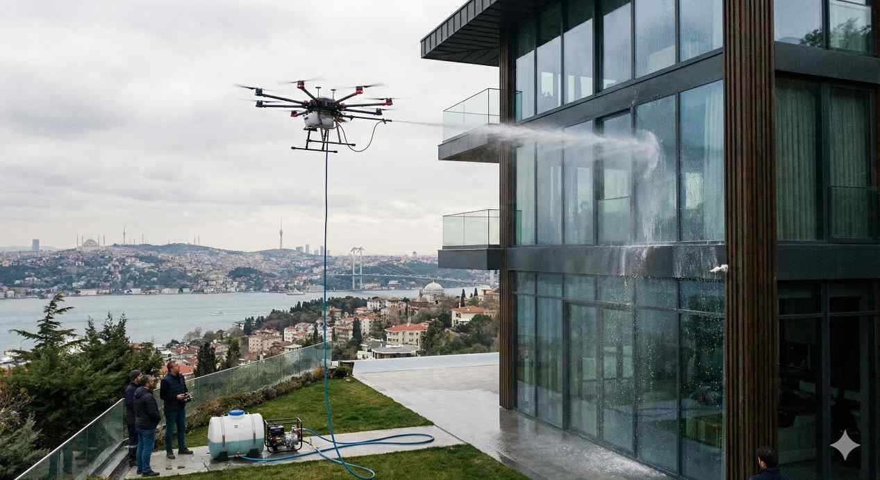 Villa ve müstakil ev dış cephe temizlik hizmetleri: Güntem Temizlik