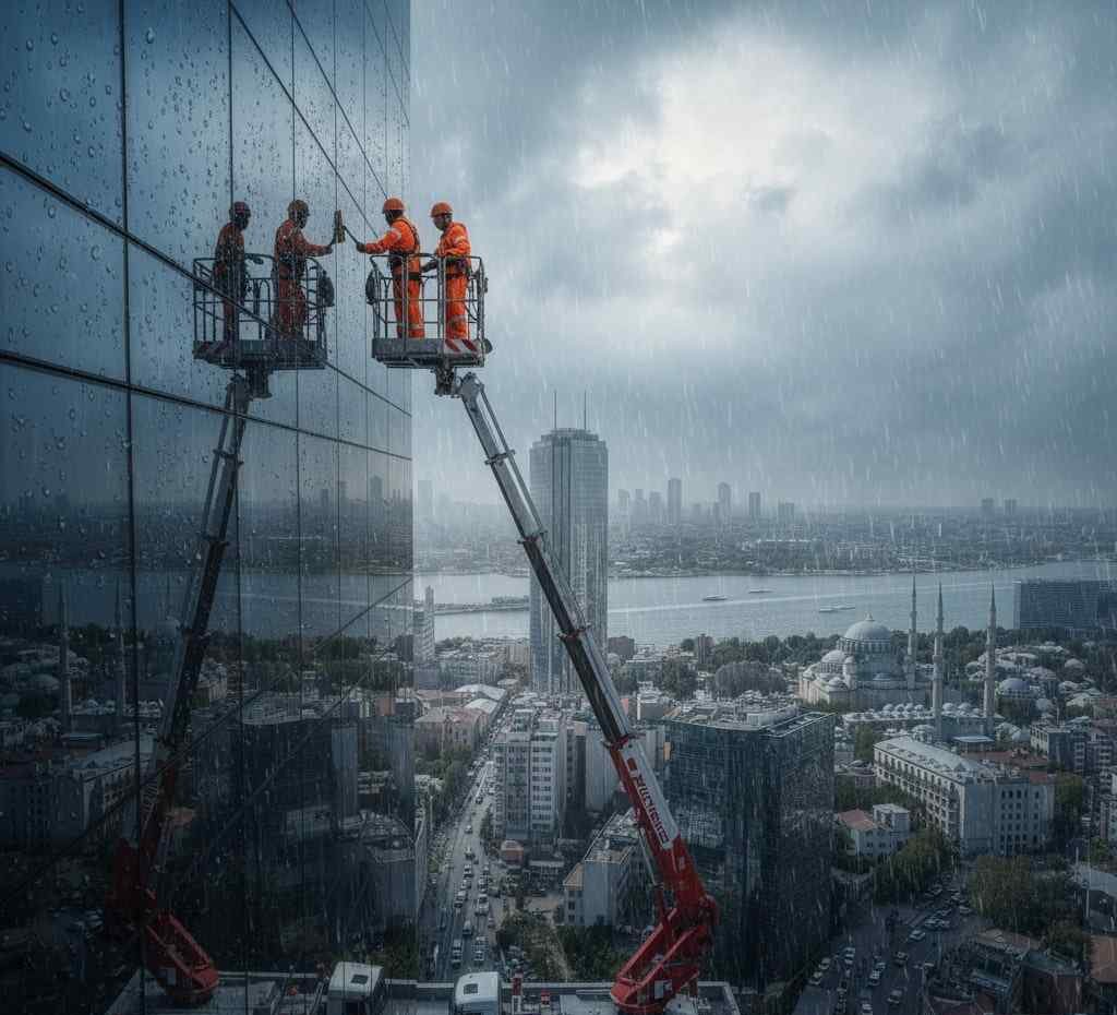 Vinçle Kanarya dış cephe temizliği hizmetleri: Güntem Temizlik Şirketi