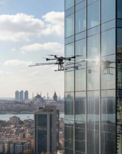 Drone ile Firuzköy dış cephe temizlik hizmetleri: Güntem Temizlik