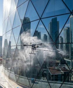 Drone ile Gayrettepe dış cephe temizliği hizmetleri: Güntem Temizlik