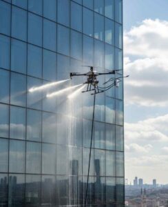 Drone ile İstanbul dış cephe temizliği hizmetleri: Güntem Temizlik Şirketi