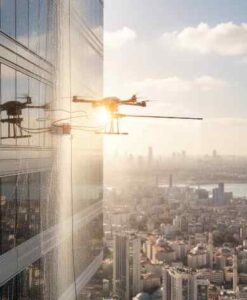 Drone ile Levent dış cephe temizliği hizmetleri