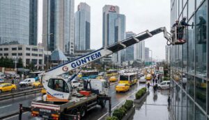 Sepetli vinç ile Ambarlı dış cephe temizlik hizmetleri: Güntem Temizlik