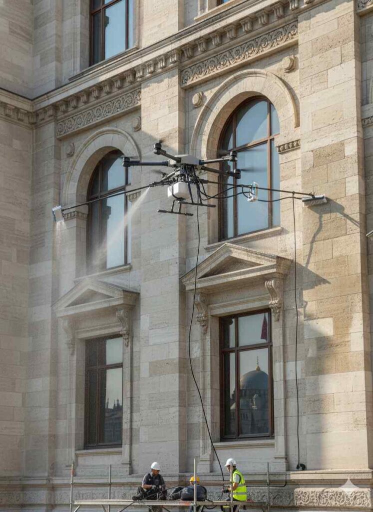 Ticari merkezlerde drone ile temizlik hizmetleri: Güntem Temizlik Şirketi