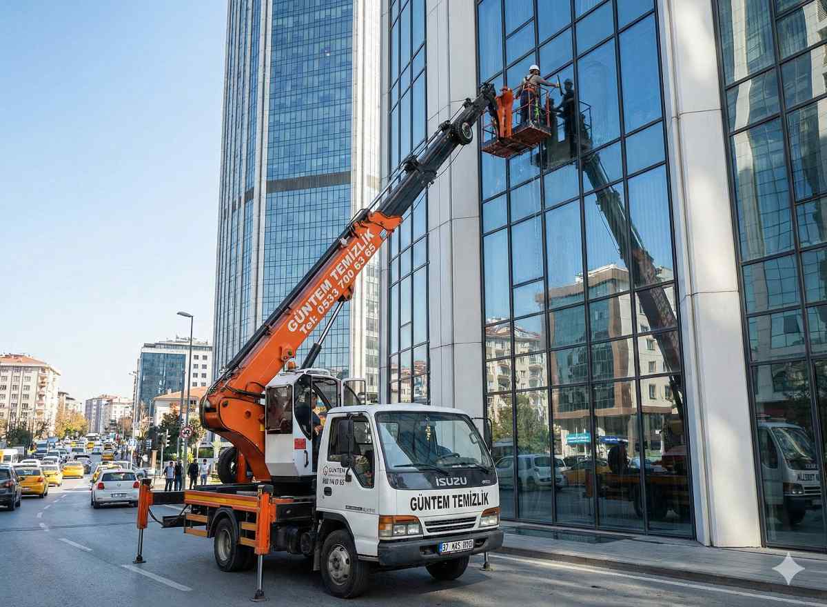 Balat dış cephe temizliği ve cam silme hizmetleri