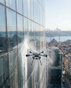 Drone ile Pendik Kurtköy dış cephe temizliği hizmetleri: Güntem Temizlik Şirketi
