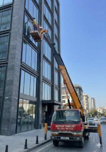 Vatan Caddesi plaza dış cephe cam temizliği hizmetleri: Güntem