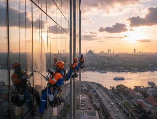 İçerenköy dış cephe ve cam temizliği