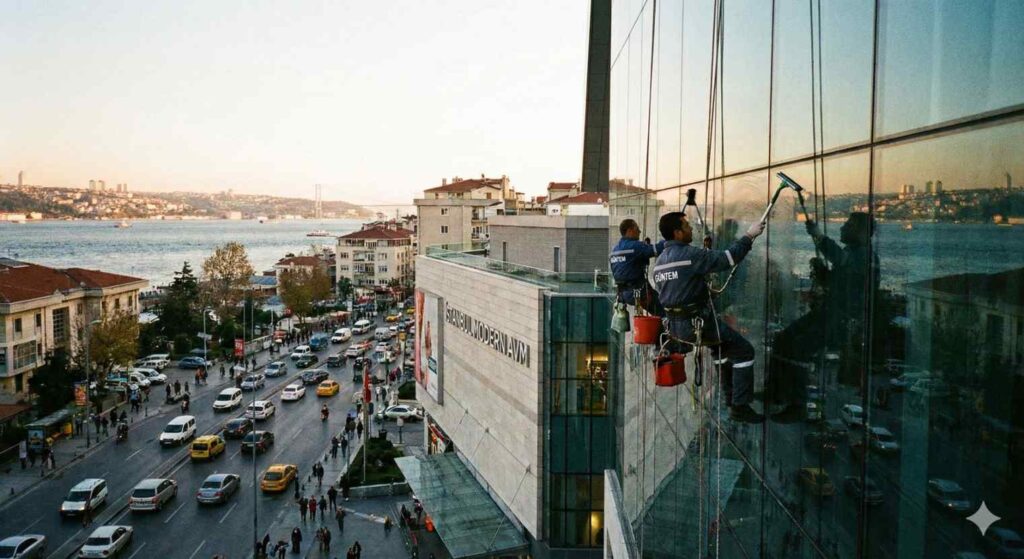 Profesyonel Atatürk Havalimanı çevresi dış cephe temizliği hizmetleri: Güntem Temizlik Şirketi