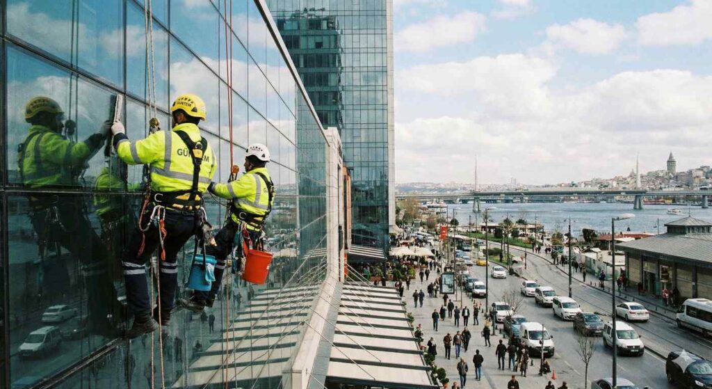 Profesyonel Halkalı dış cephe cam temizliği hizmetleri