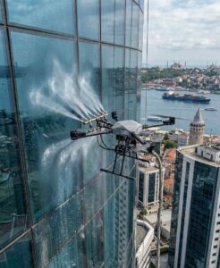 Drone ile Caddebostan dış cephe cam temizliği hizmetleri