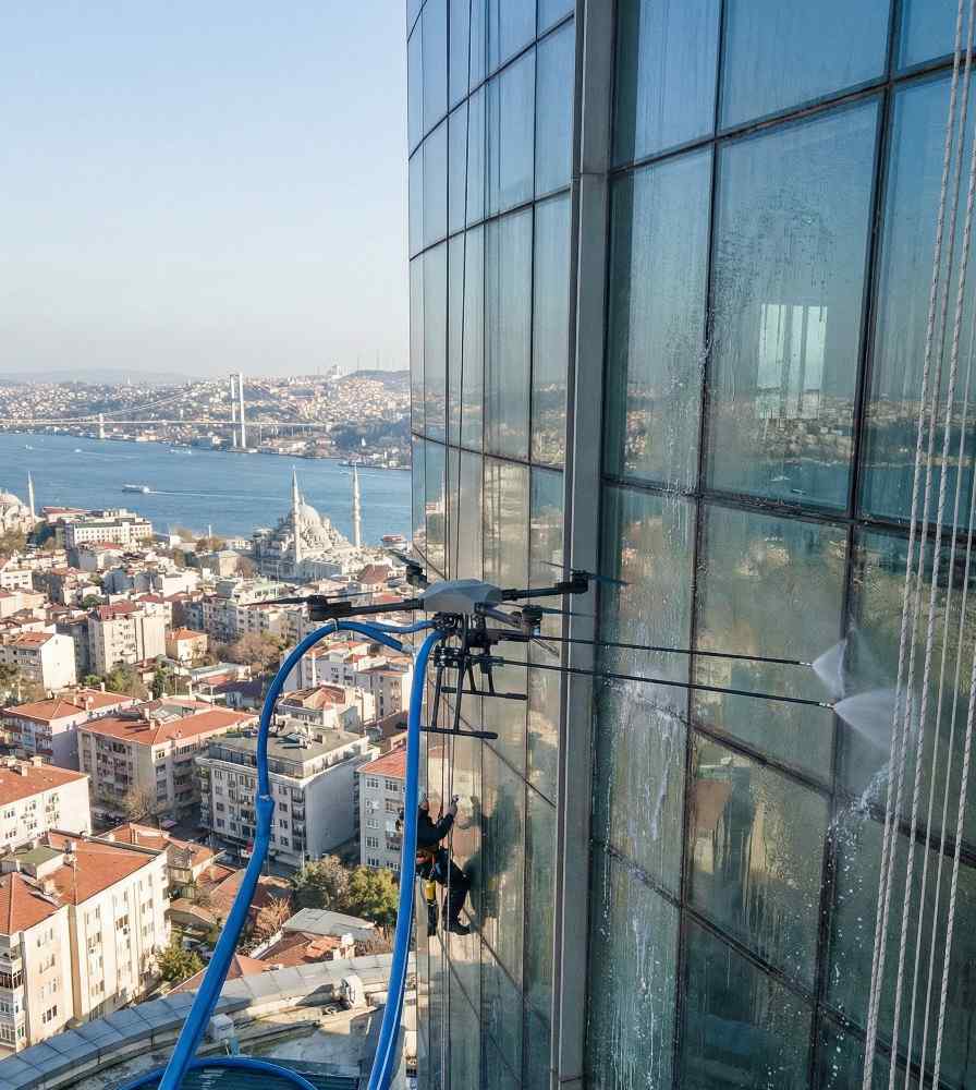 Drone ile Küçükyalı dış cephe temizliği hizmetleri