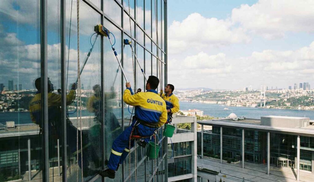 Dağcılık ile Küçükyalı dış cephe cam temizliği hizmetleri