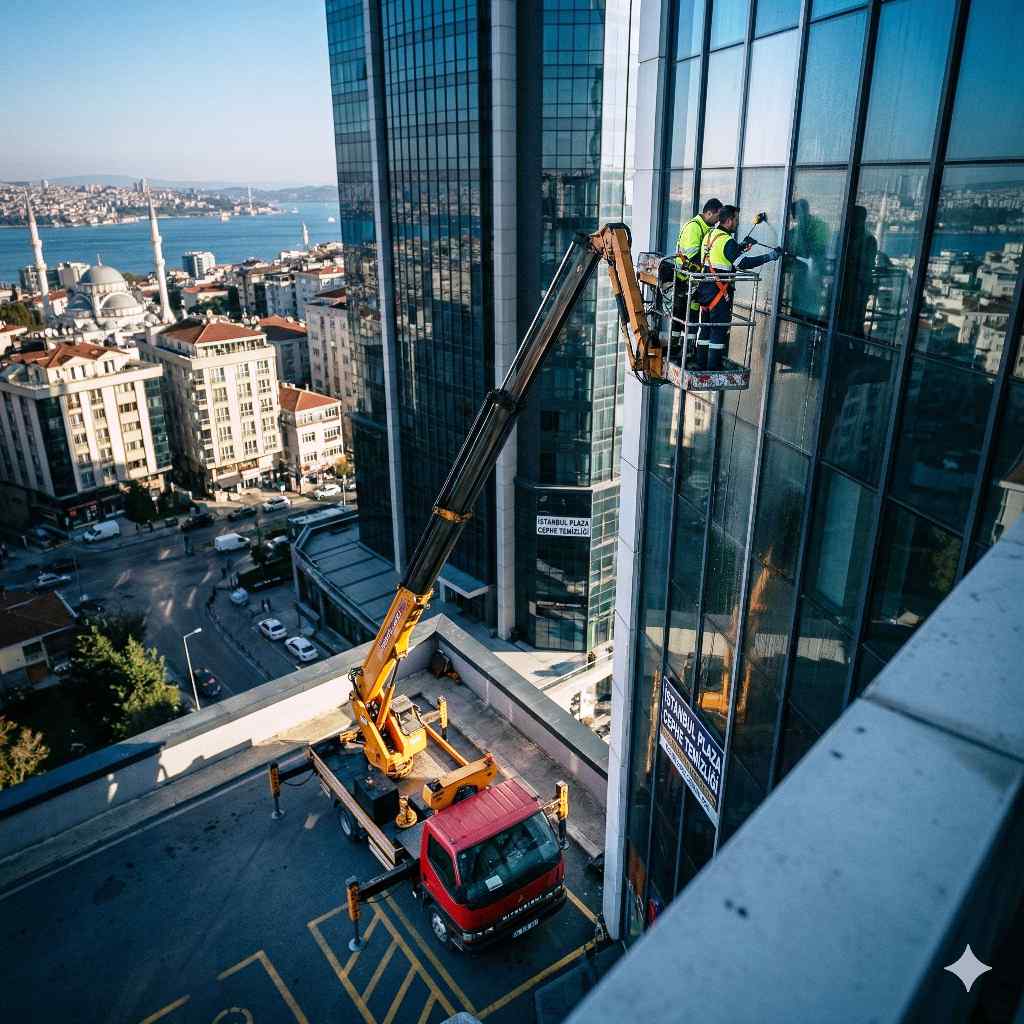 Profesyonel AVM dış cephe temizliği