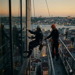 Profesyonel Gökdelen dış cephe temizliği hizmetleri