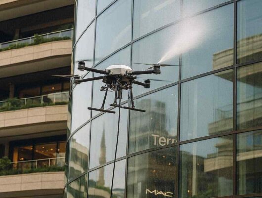 Cephe temizlik çalışması